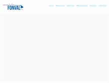 Tablet Screenshot of fonval.net